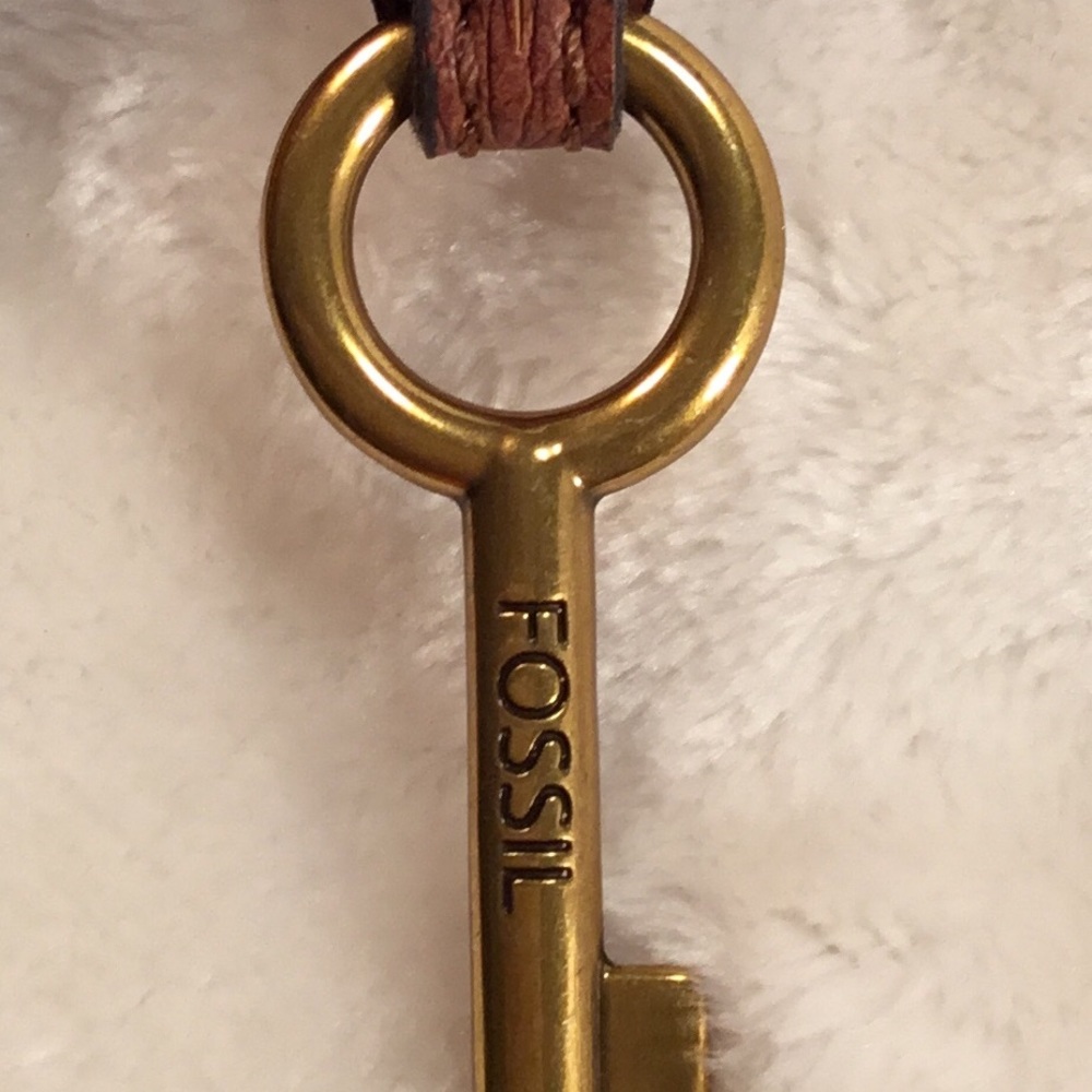 Fossil Basketweave Pattern Handbag - image 8